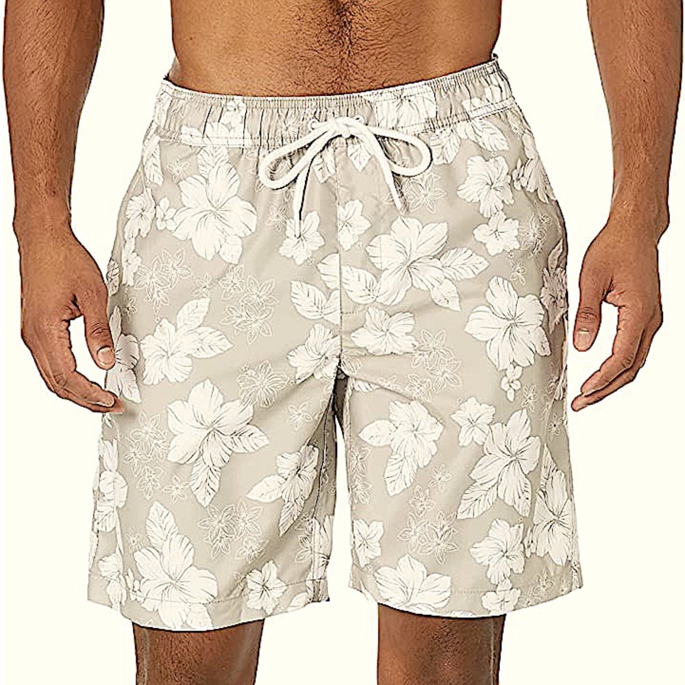 Amazon Essentials Men's 9" Quick-Dry Swim Trunk NWT